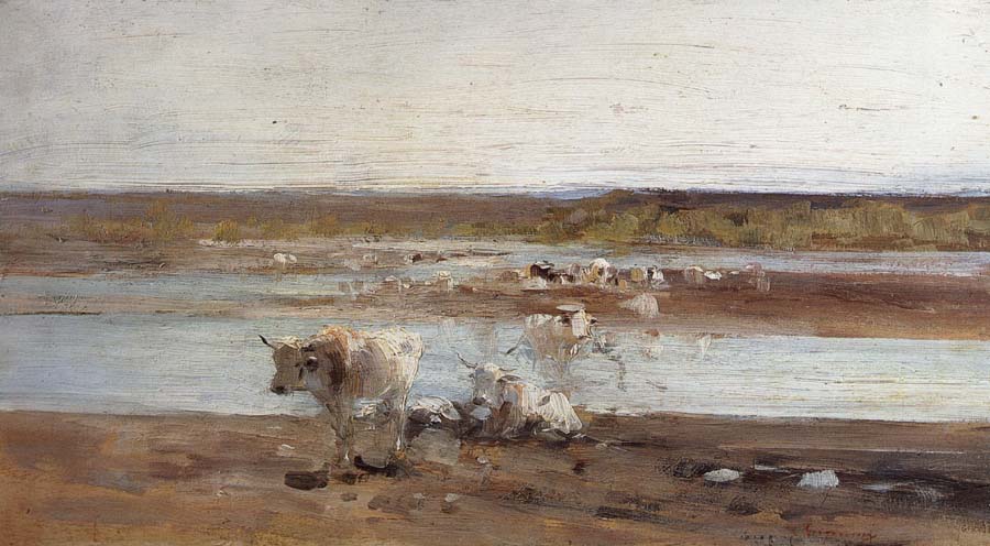 Herd by the River